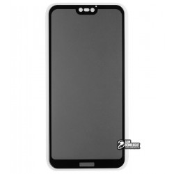 Закаленное защитное стекло для Huawei P20 Lite, 2,5D, Full Glue, Антишпион, черное