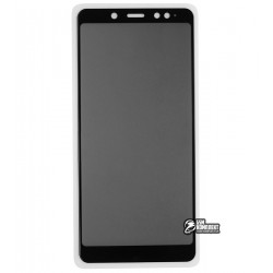 Защитное стекло для Xiaomi Redmi Note 5, Redmi Note 5 Pro, 2.5D, Full Glue, Антишпион, черное