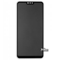 Закаленное защитное стекло для Xiaomi Redmi Note 6 Pro, 2.5D, Full Glue, Антишпион, черное