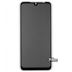 Захисне скло для Xiaomi Redmi Note 7, Redmi Note 7S, 2.5D, Full Glue, Антишпіон, чорний колір