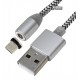 Кабель Micro-USB - USB, V8 360, magnetic adsorption, магнитный, прорезиненный