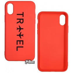 Чехол для Apple iPhone X, iPhone Xs, Toto Matt TPU Print case, travel