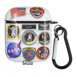 Чехол для Apple AirPods, NASA Discovery Case, белый