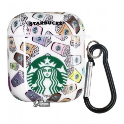 Чехол для Apple AirPods, IMD Brand Case, starbucks
