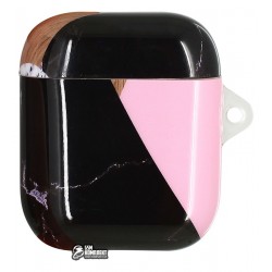 Чехол для Apple AirPods, Fashion Marble Case