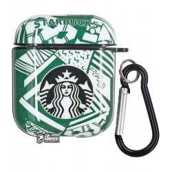 Чехол для Apple AirPods Cool Design, starbucks