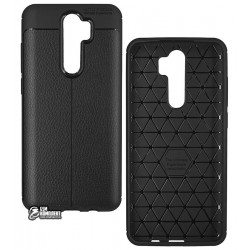 Чехол для Xiaomi Redmi Note 8 Pro, Ultimate Experience Leather, силикон, черный
