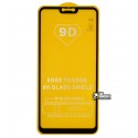 Закаленное защитное стекло для OnePlus 6, A6000, 0,26 mm 9H, 2.5D, Full Glue, черное