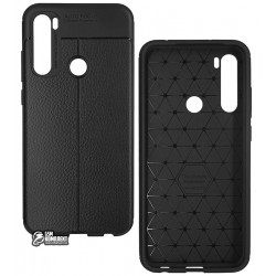 Чехол для Xiaomi Redmi Note 8T, Ultimate Experience Leather, силикон, черный