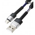 Кабель Micro-USB -USB, Joyroom S-M372 Portable magnetic short, короткий, 0.15м