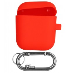 Чехол для Apple AirPods Silicone Case Slim с карабином