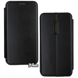 Чехол для Meizu 15, Fashion, книжка, черная