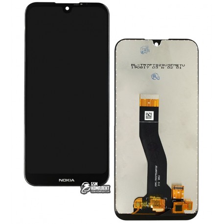 Дисплей для Nokia 4.2 Dual Sim, черный, с сенсорным экраном (дисплейный модуль), Original (PRC)