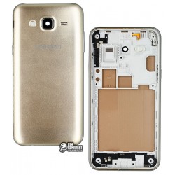 Корпус для Samsung J500H/DS Galaxy J5, золотистый