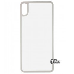 Закаленное защитное стекло для iPhone Xs Max, 4D Glass, на заднее стекло, белое