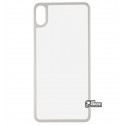 Захисне скло для iPhone Xs Max, 4D Glass, на заднє скло, білий колір