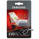 Карта пам яті 32 Gb microSD Samsung class 10 EVO PLUS UHS-I (R95, W20MB / s)