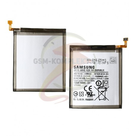Аккумулятор EB-BA405ABE для Samsung A405F/DS Galaxy A40, Li-Polymer, 3,85 B, 3100 мАч