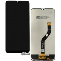 Дисплей для Samsung A207F / DS Galaxy A20s, чорний, з сенсорним екраном, оригінал (PRC), оригінал glass