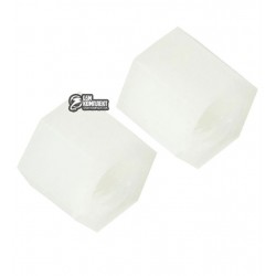 Стойка пластиковая гайка-гайка 3х6 Стойка пластиковая гайка-гайка 3х6