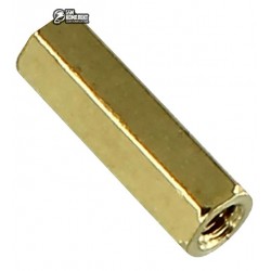 Стойка шестигранная 15мм высота, М3 гайка-гайка Стойка шестигранная 15мм высота, М3 гайка-гайка