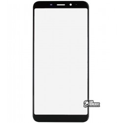 Стекло корпуса Meizu M6s, черное