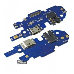 Шлейф Samsung A105F/DS Galaxy A10, коннектора зарядки, с микрофоном, copy Шлейф Samsung A105F/DS Galaxy A10, коннектора зарядки, с микрофоном, copy