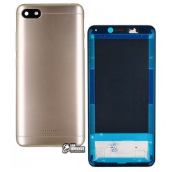 Корпус Xiaomi Redmi 6A, оригінал (PRC), золотистий