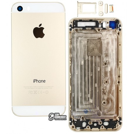 Корпус для Apple iPhone 5S, золотистий