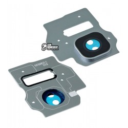 Стекло камеры для Samsung G955F Galaxy S8 Plus, G955FD Galaxy S8 Plus, серебристое, arctic silver