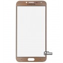 Скло дисплея Samsung J400F Galaxy J4, золотистий колір
