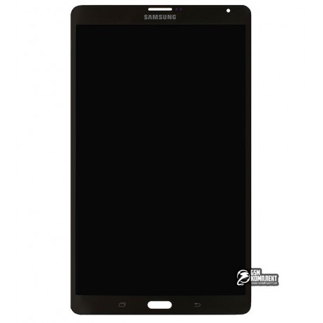 Дисплей для планшета Samsung T705 Galaxy Tab S 8.4 LTE, (версия 3G), бронзовый, с сенсорным экраном (дисплейный модуль)