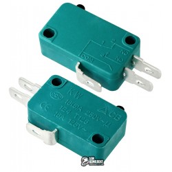Переключатель концевой KW1-103-1-B1SB 16А/250V, 4,8мм контакт Переключатель концевой KW1-103-1-B1SB 16А/250V, 4,8мм контакт