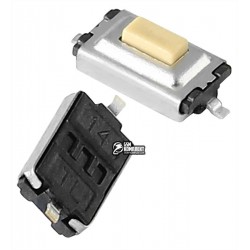 Кнопка тактовая SMD, 3 x 6 x 2.5 мм, 2pin