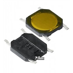 Кнопка тактовая SMD, 4 x 4 x 0,8 мм, 4pin, без штока Кнопка тактовая SMD, 4 x 4 x 0,8 мм, 4pin, без штока