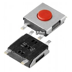Кнопка тактовая SMD, 6 x 6 x 2,5 мм, 4pin