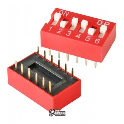 DIP переключатель 6pin DIP переключатель 6pin