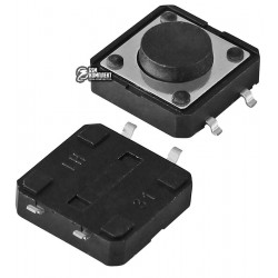 Кнопка тактовая SMD, 12 x 12 x 5 мм, 4pin Кнопка тактовая SMD, 12 x 12 x 5 мм, 4pin