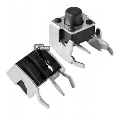 Кнопка тактовая 6 x 6 x 6 мм, 2pin, боковая