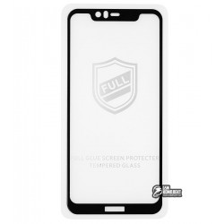Закаленное защитное стекло для Nokia 5.1 Plus, 0,25 мм, 2.5D, 9H, Full Glue, черное