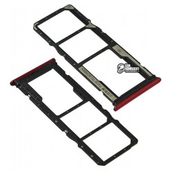 Держатель SIM-карты для Xiaomi Redmi 8, красный