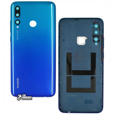 Задняя панель корпуса Huawei P Smart Plus (2019), синяя, Original (PRC)