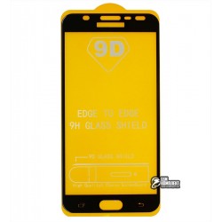 Закаленное защитное стекло для Samsung J710F, J710FN, J710H, J710M Galaxy J7 (2016), 2.5D, Full Glue, черное