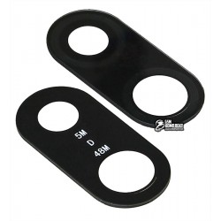 Стекло камеры Samsung A107F/DS Galaxy A10s (2019), размер 18,4x8,4 мм, черное Стекло камеры Samsung A107F/DS Galaxy A10s (2019), размер 18,4x8,4 мм, черное