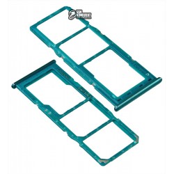 Держатель SIM-карты Samsung A207F/DS Galaxy A20s, зеленый