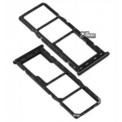 Держатель SIM-карты Samsung A107F/DS Galaxy A10s, черный Держатель SIM-карты Samsung A107F/DS Galaxy A10s, черный