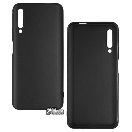 Чехол для Huawei P Smart Pro, Black Matt, силиконовый, черный