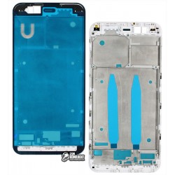 Рамка крепления дисплея для Xiaomi Mi 5X, Xiaomi Mi A1, (Mi5x, MiA1), белая