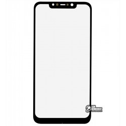 Стекло корпуса Xiaomi Pocophone F1, черное