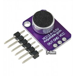 Датчик звука со встроенным микрофонным усилителем MAX4466